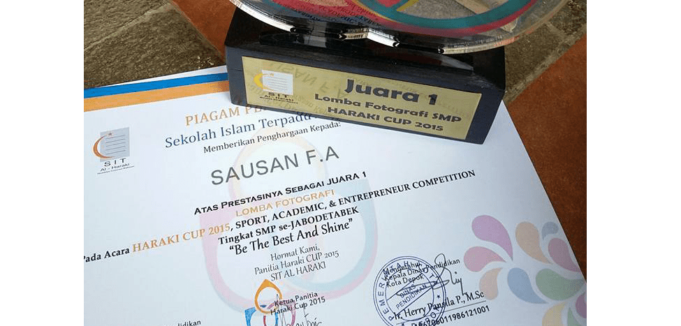 Sausan Juara I Fotografi di Haraki Cup 2015