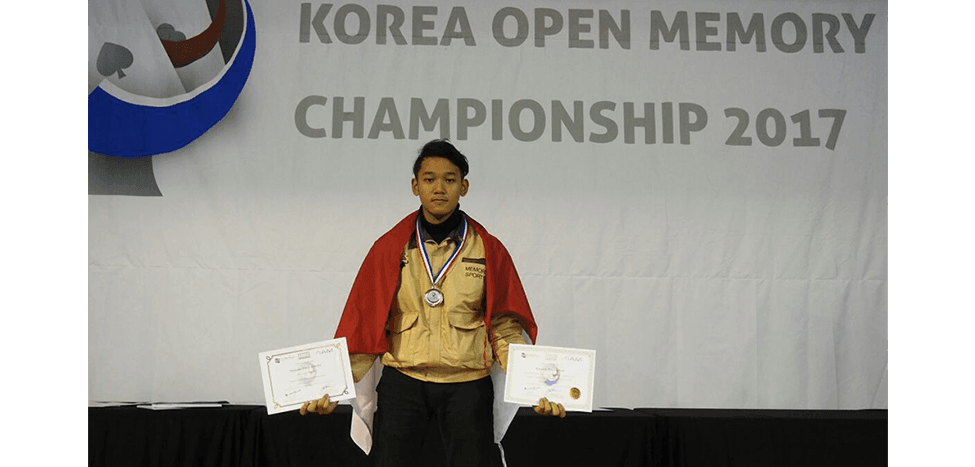 Rayyan Hanif Raih Perak di Korea Open Memory Championship