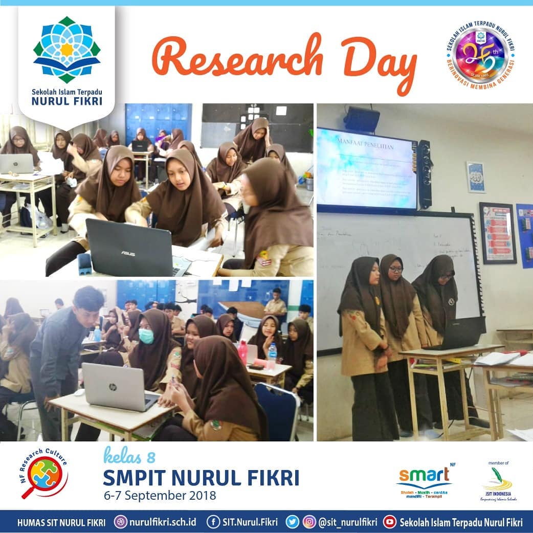 Kelas VIII Ikut Research Day