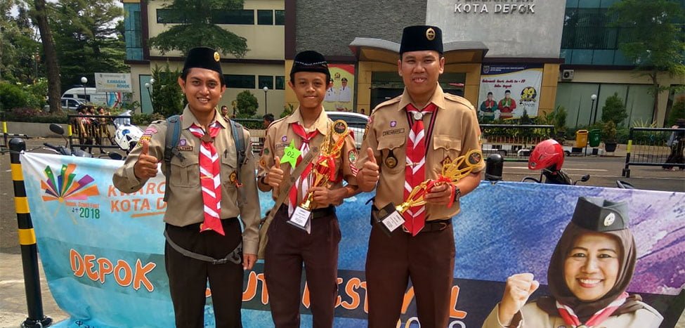 Ardell Juara I Tartil Quran di Depok Scout Festival 2018