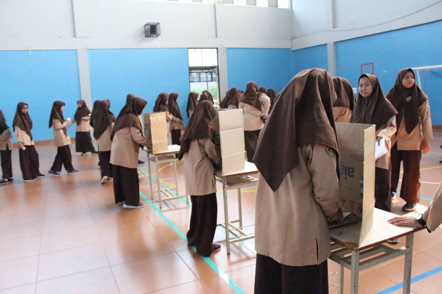 SMP Islam Terpadu Nurul Fikri Pilih Ketua OSIS 2018-2019