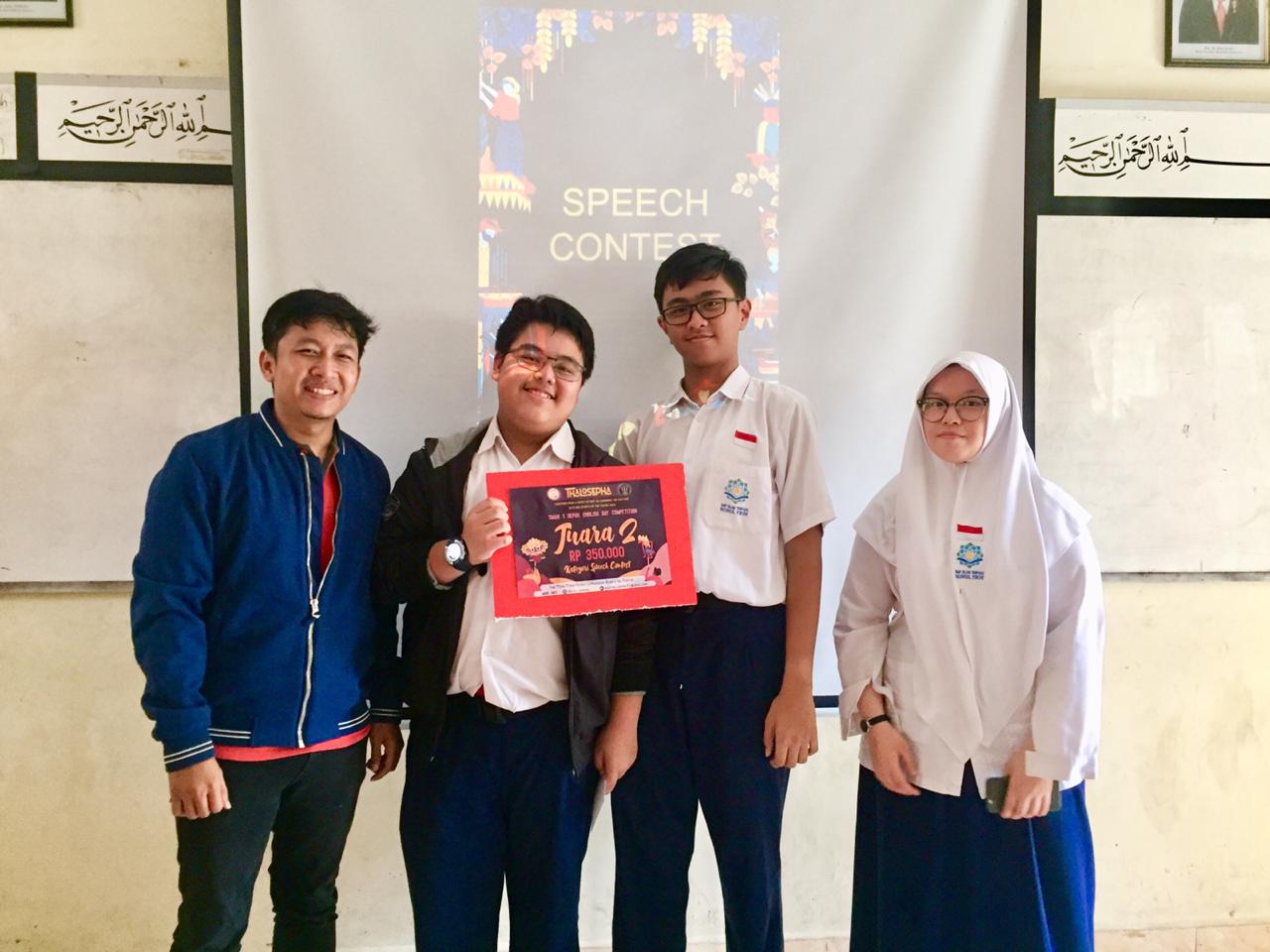 Siswa Nurul Fikri Juara 2 Speech Contest