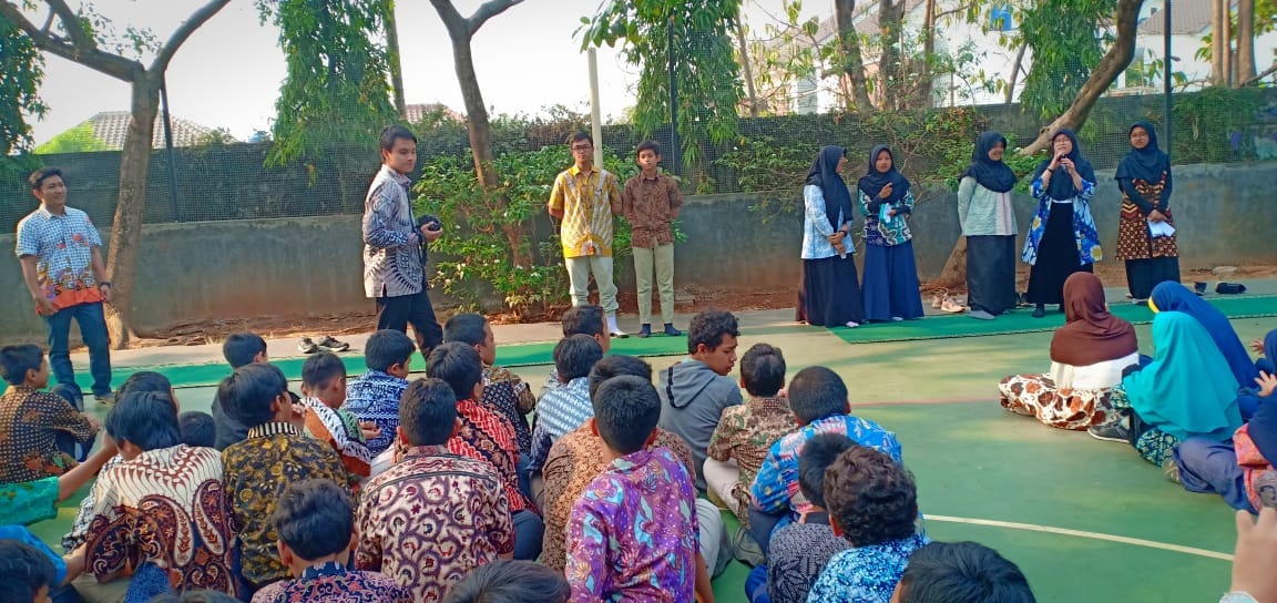 Kampanye Terbuka Empat Paslon Ketua dan Wakil Ketua OSIS SMPIT Nurul Fikri