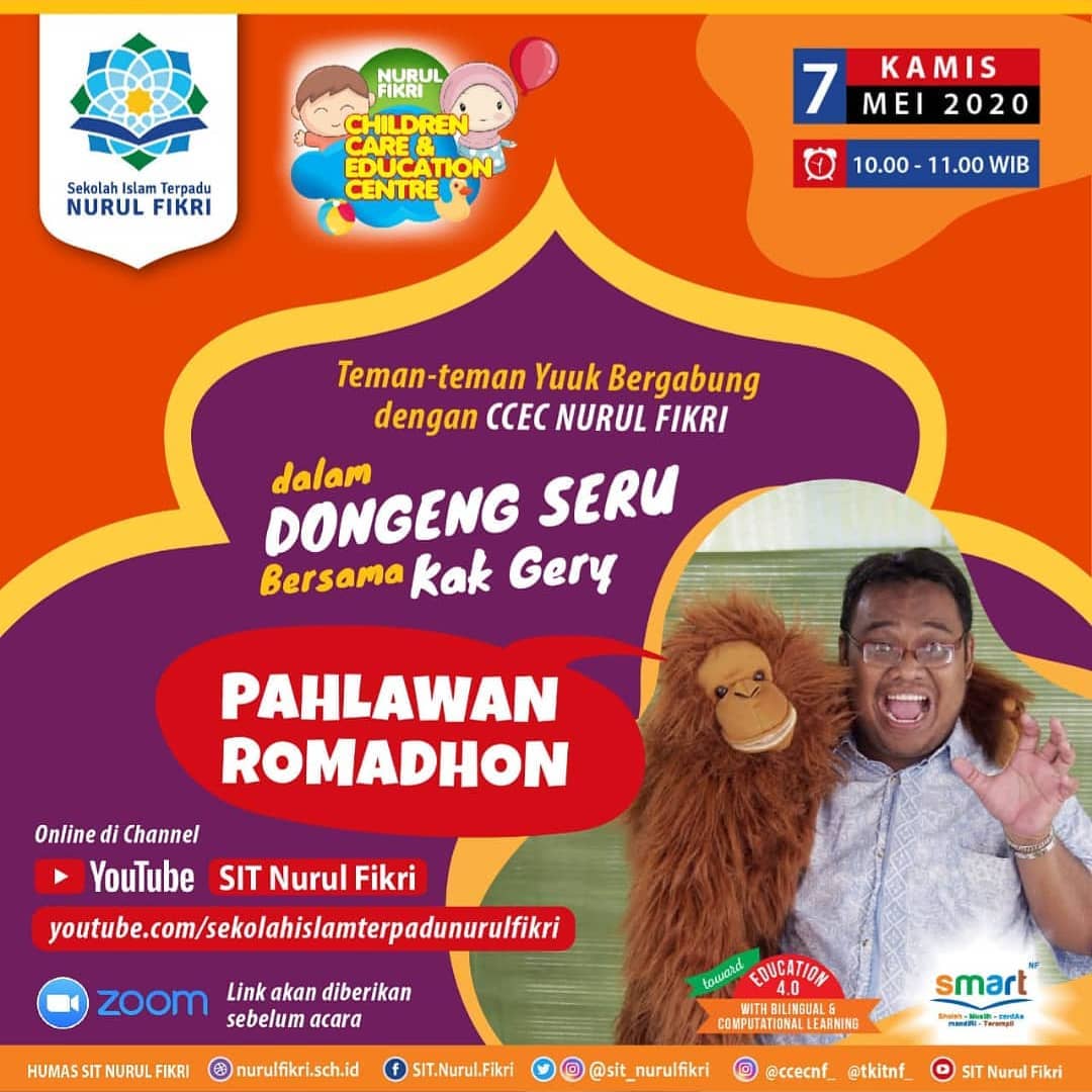 Daycare NF Gelar Dongeng Virtual Bersama Kak Gery