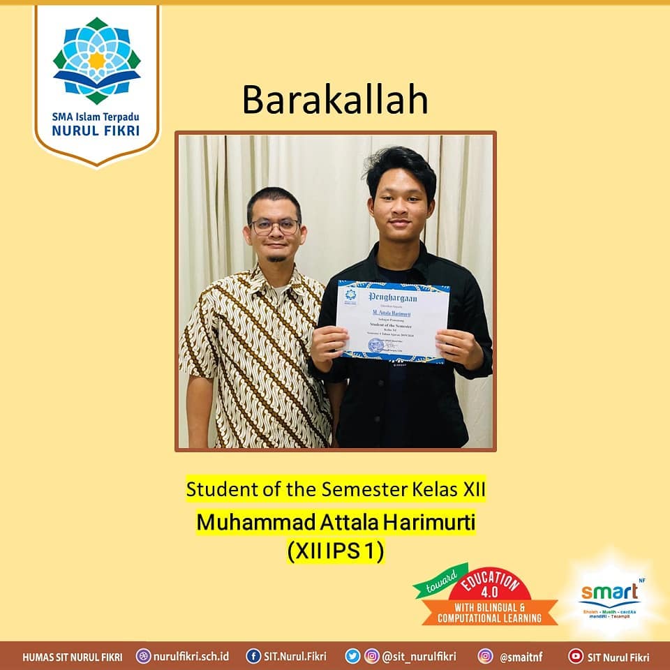 Student of the Semester SMAIT NF