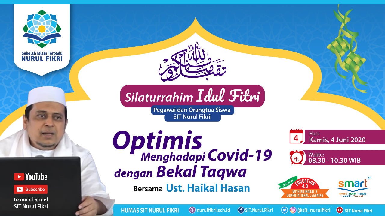 SIT Nurul Fikri Gelar Halal bihalal Virtual