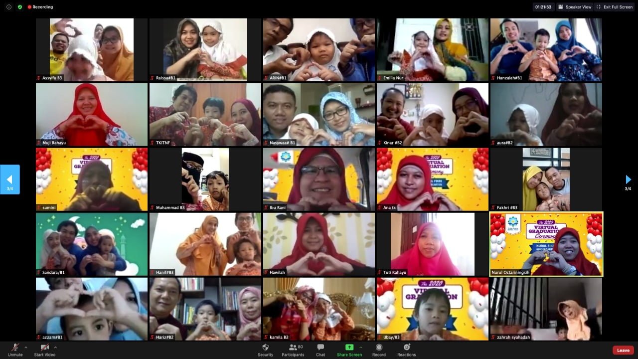 TKIT Nurul Fikri Gelar Perpisahan Secara Virtual