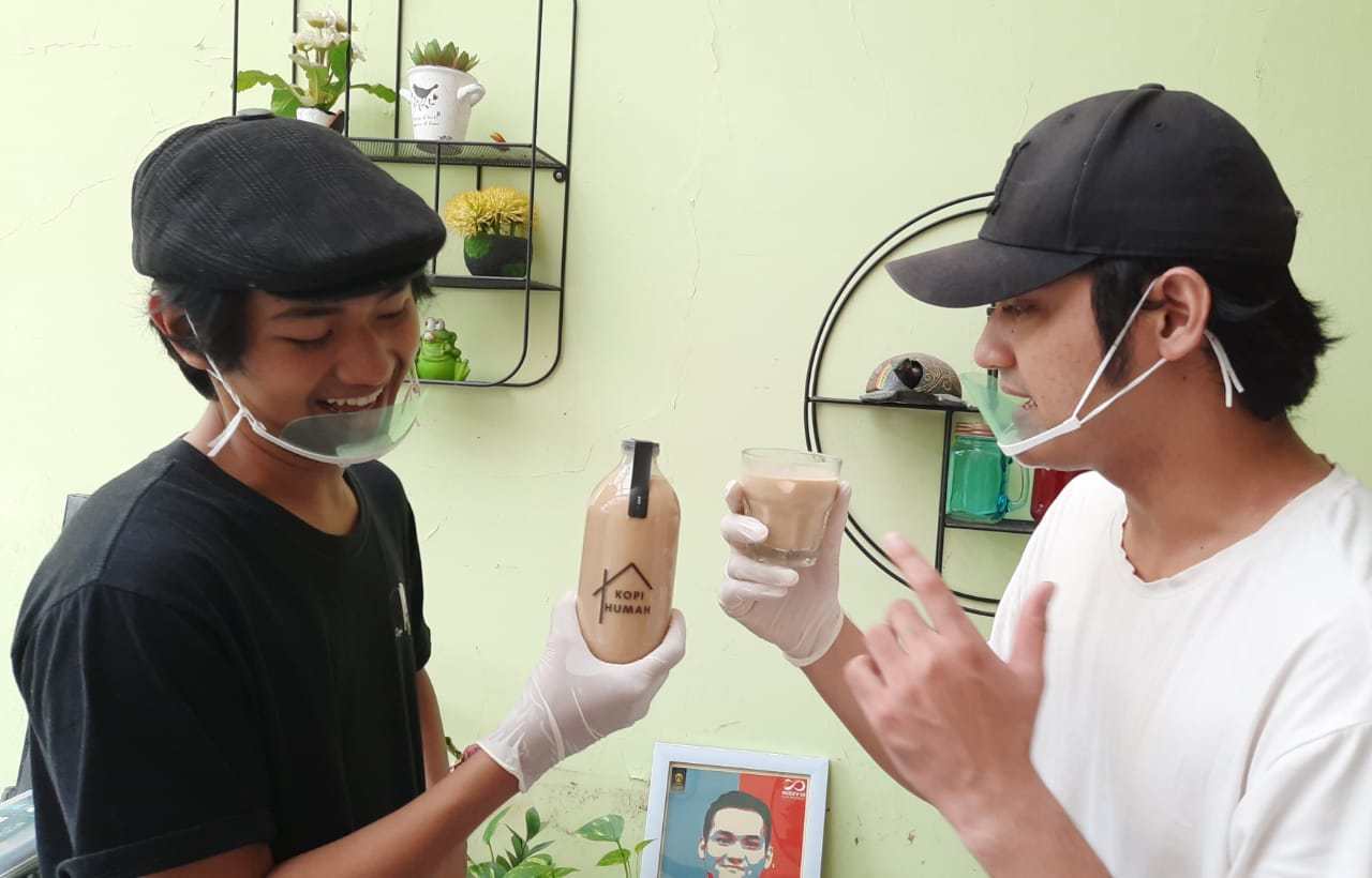 Kreatif, Pandemi Covid-19 Siswa Nurul Fikri Ini Membuat Produk Kopi Susu Gula Aren