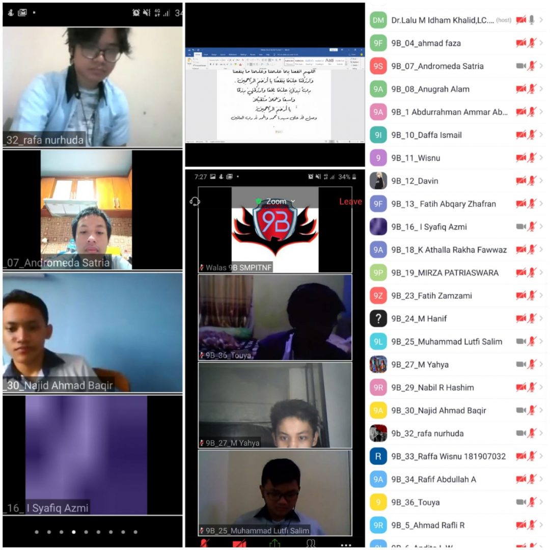 Metode dan Media Pelaksanaan Pembelajaran Jarak Jauh di SIT Nurul Fikri