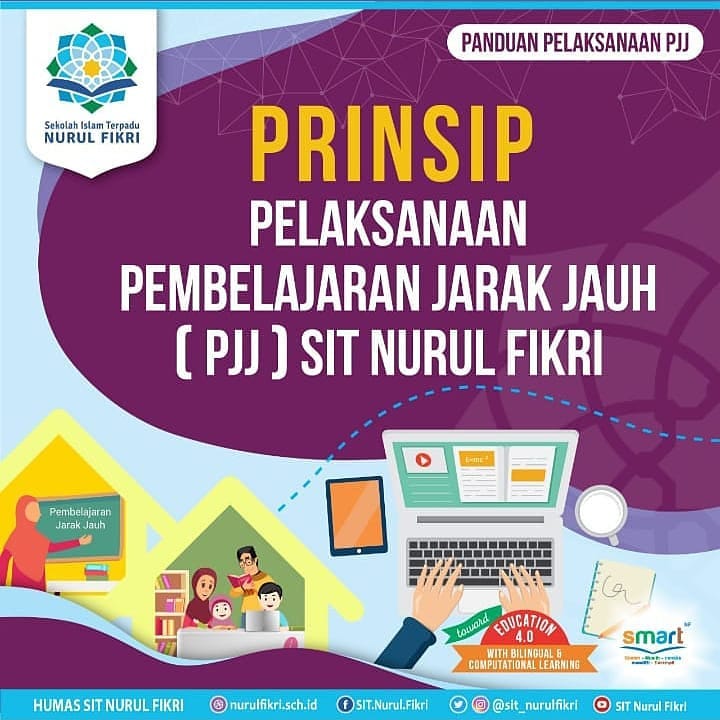 Prinsip Pelaksanaan Pembelajaran Jarak Jauh di SIT Nurul Fikri