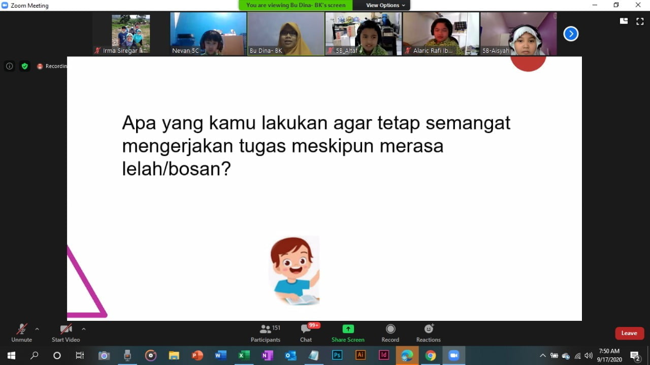 Seminar Motivasi Siswa di Saat Pandemi