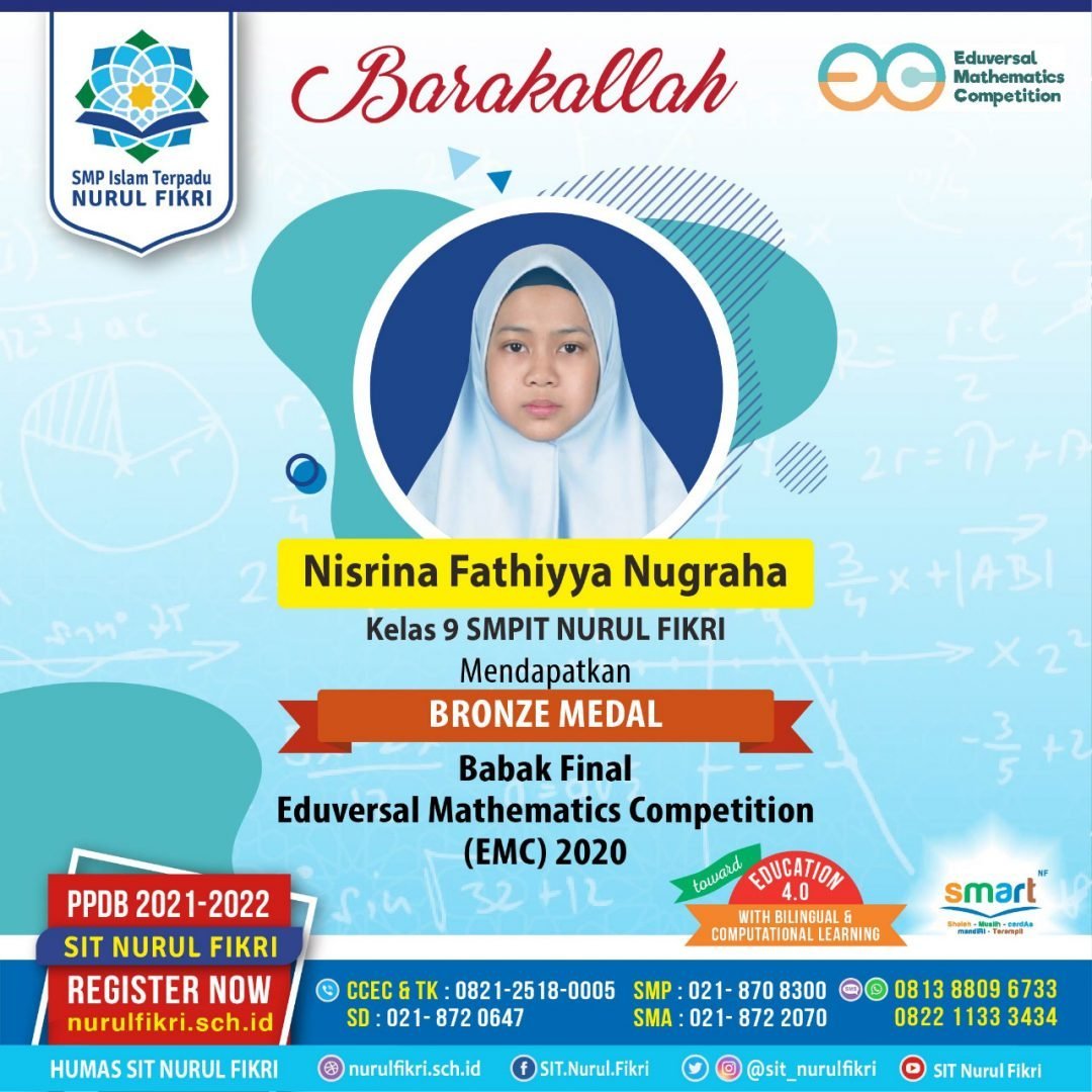 Keren, Nisrina Raih Bronze Medal di EMC 2020