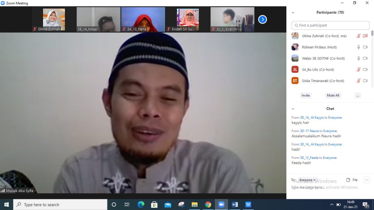 Kelas 3 Gelar Ifthar Jamai Virtual