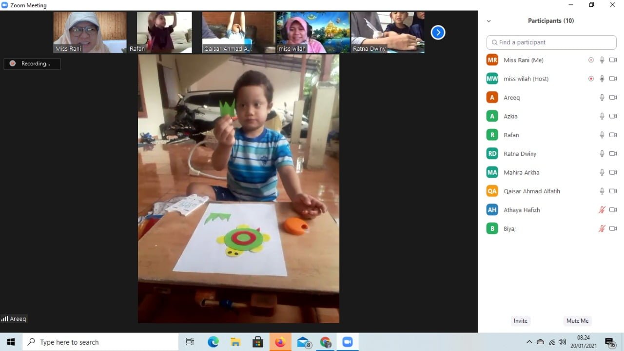 Senangnya Berkreasi Membuat Kura-kura Dari Daun