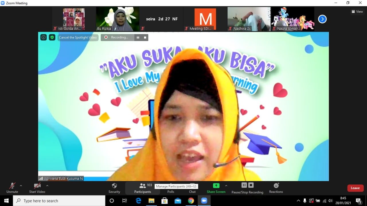 Aku Suka, Aku Bisa, I Love My Self, I Love Learning