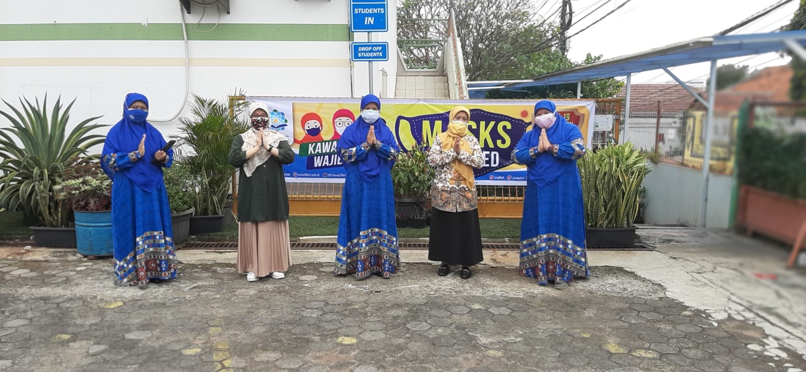 Pengawas TK Cimanggis Lakukan Monev Terkait PTM di TKIT NF