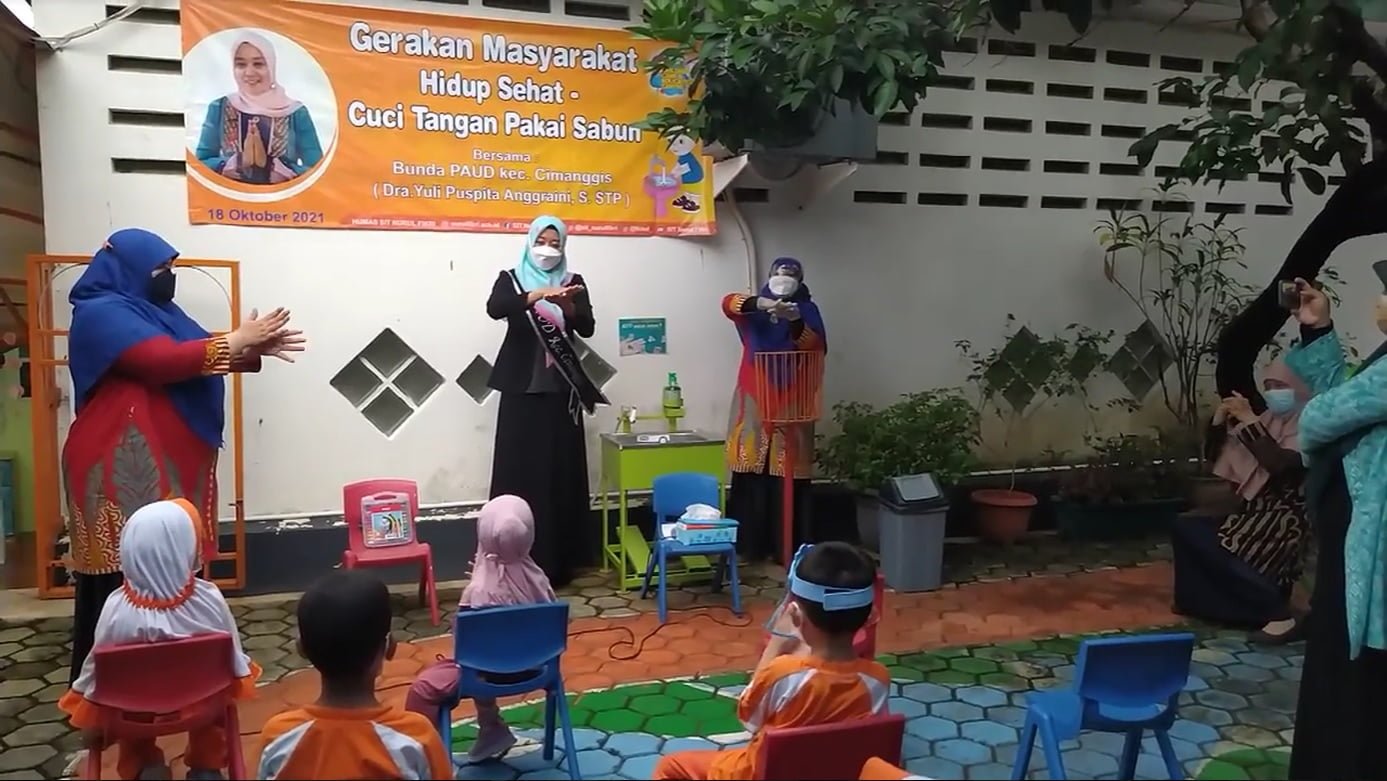 Germas Goes to School Ajak Siswa Budayakan CTPS