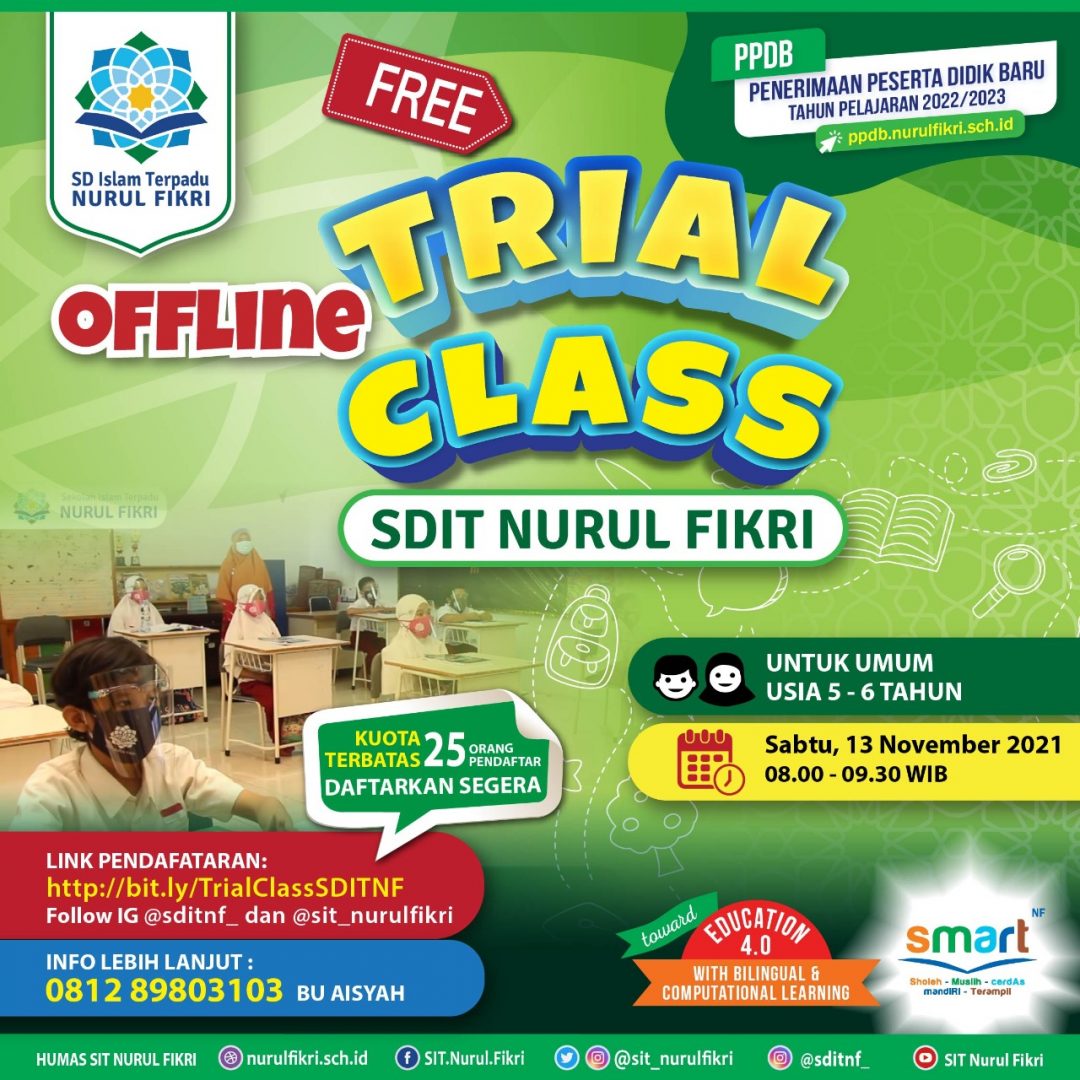 Ikuti! Free Trial Class SDIT Nurul Fikri