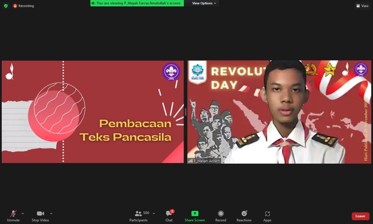 Bangkitkan Motivasi Siswa dengan Upacara Hari Pahlawan