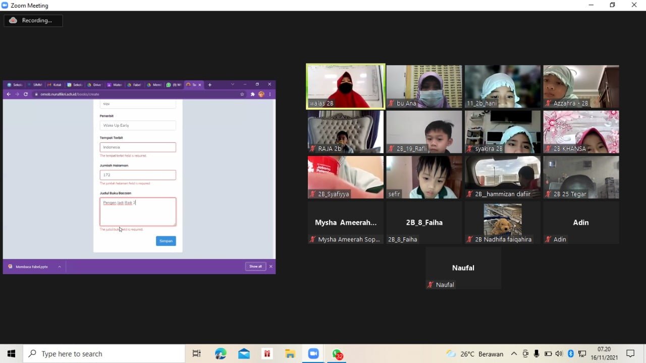 Reading Time Motivasi Siswa Gemar Membaca Buku