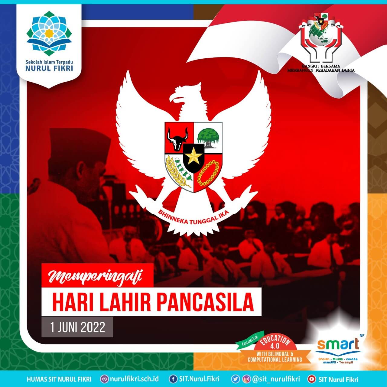 Selamat Hari Lahir Pancasila 1 Juni 2022