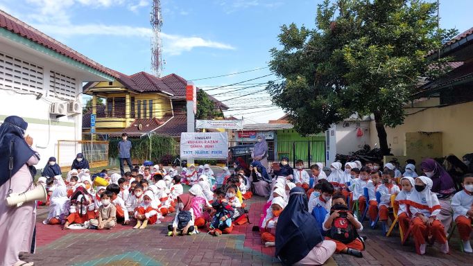 TKIT Nurul Fikri Stimulus Anak Usia Dini Tanggap Bencana