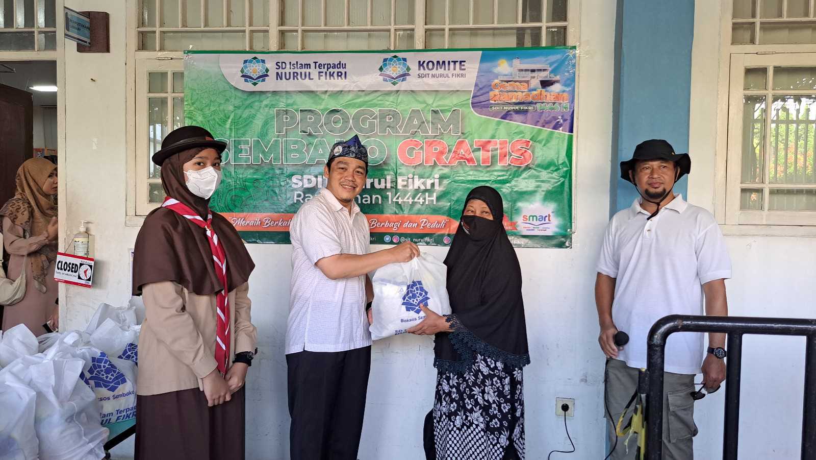 Tebar Kepedulian di Ramadhan, SDIT Nurul Fikri Gelar Baksos