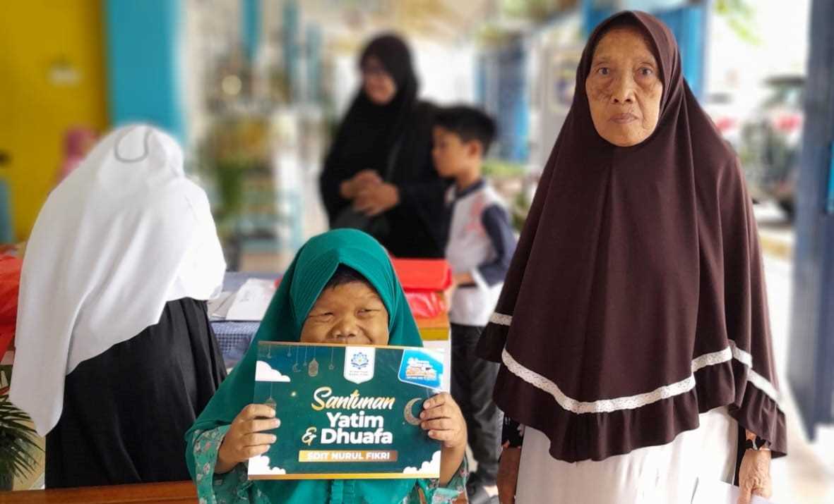 Berbagi Kebahagiaan di Ramadhan, SDIT Nurul Fikri Sebar 910 Bingkisan Kepada Yatim dan Dhuafa